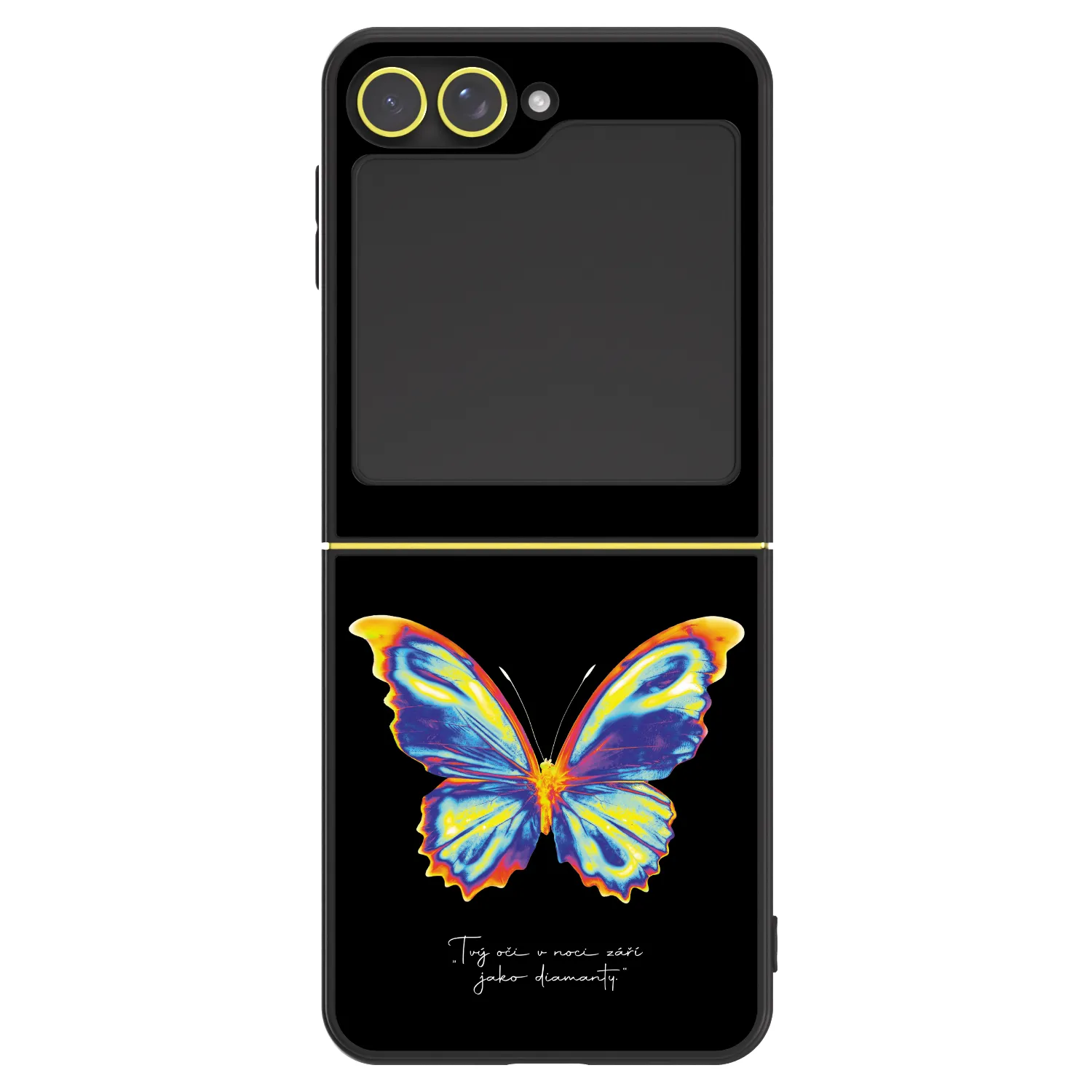 Picasee ULTIMATE CASE für Samsung Galaxy Z Flip7 FE 5G - Diamanty Black