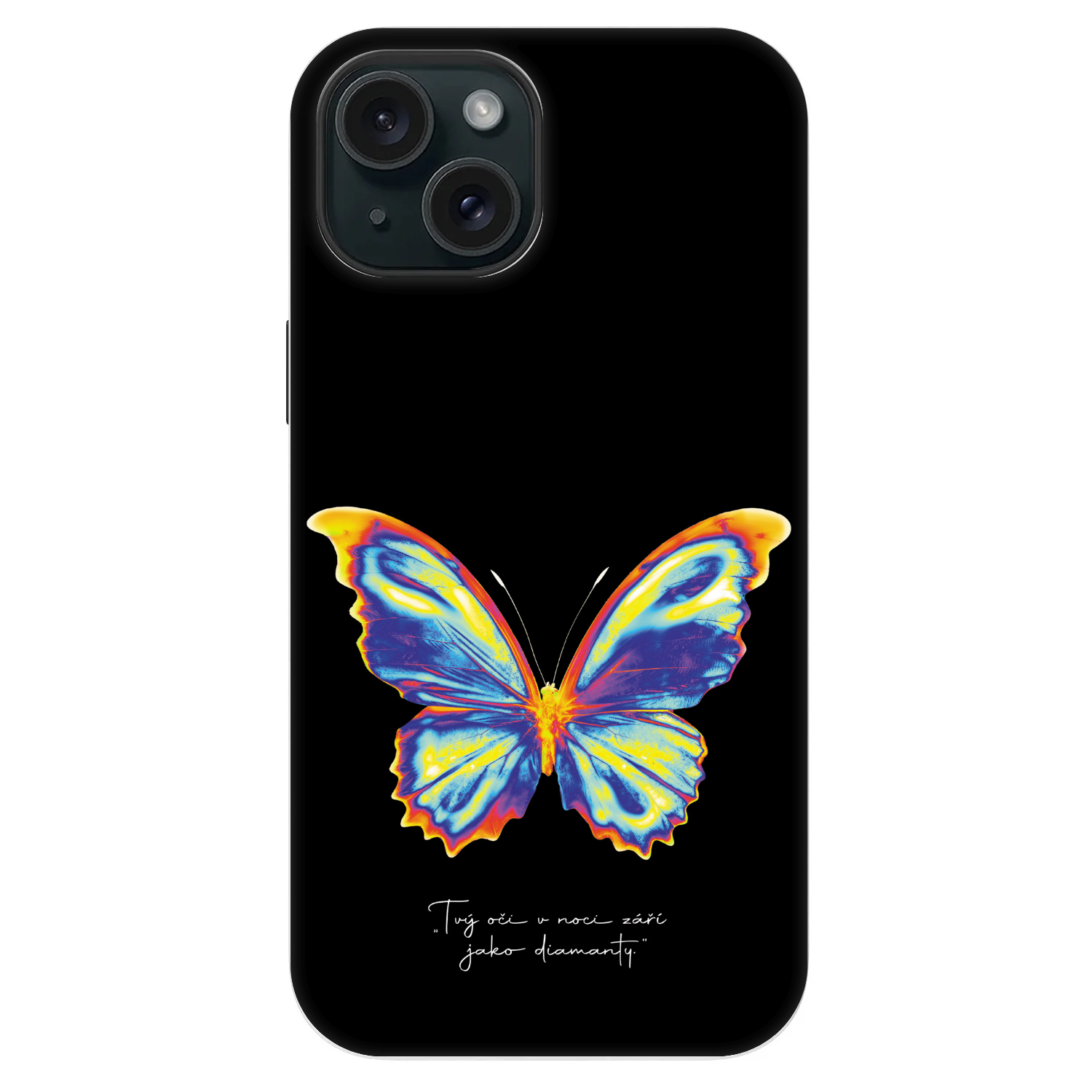 Picasee Fashion Case MagSafe für Apple iPhone 14 - Diamanty Black