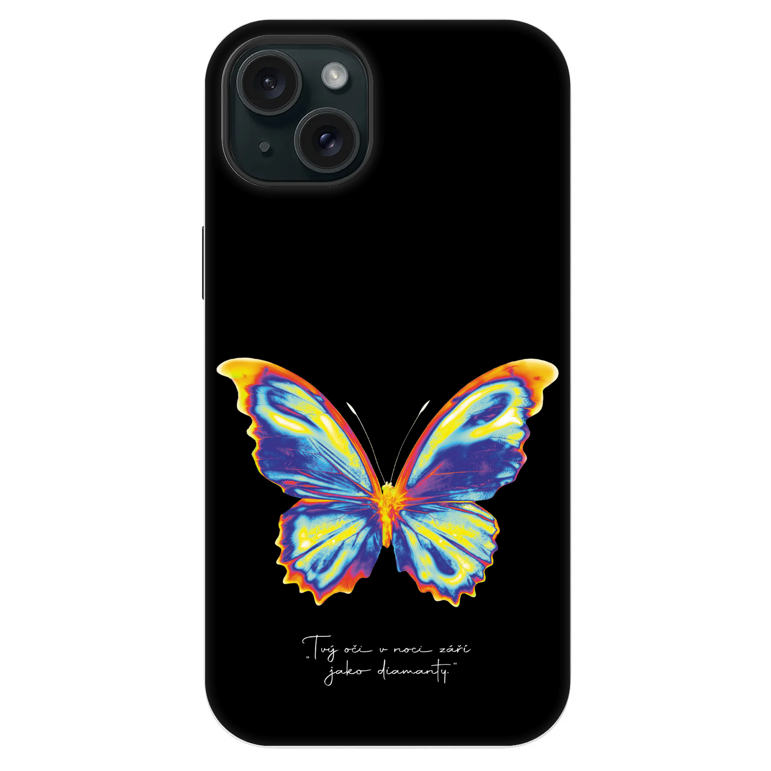 Picasee Fashion Case MagSafe für Apple iPhone 14 Plus - Diamanty Black