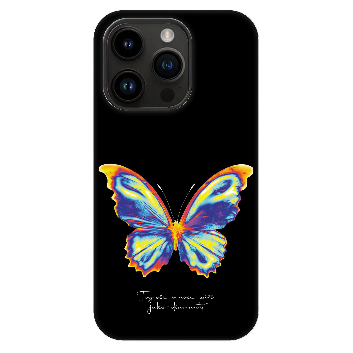 Picasee Fashion Case MagSafe für Apple iPhone 14 Pro - Diamanty Black