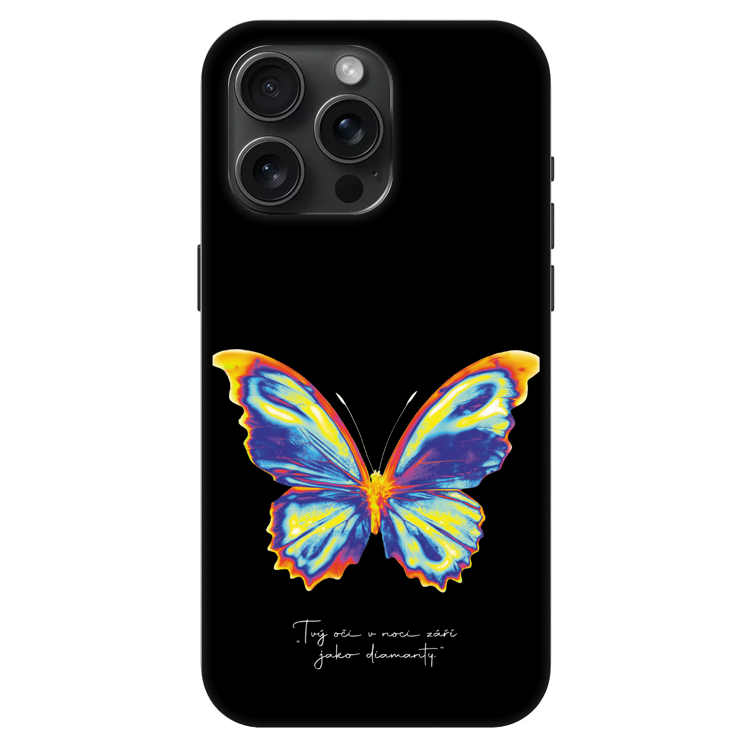 Picasee Fashion Case MagSafe für Apple iPhone 15 Pro Max - Diamanty Black