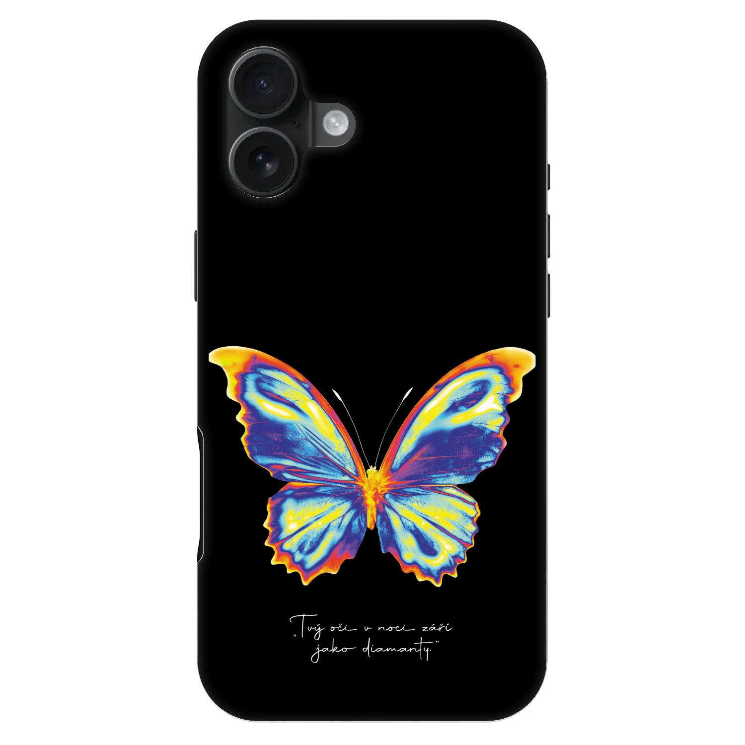 Picasee Fashion Case MagSafe für Apple iPhone 16 Plus - Diamanty Black