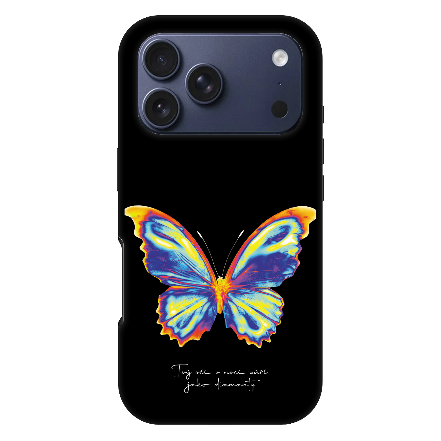 Picasee Fashion Case MagSafe für Apple iPhone 17 Pro - Diamanty Black