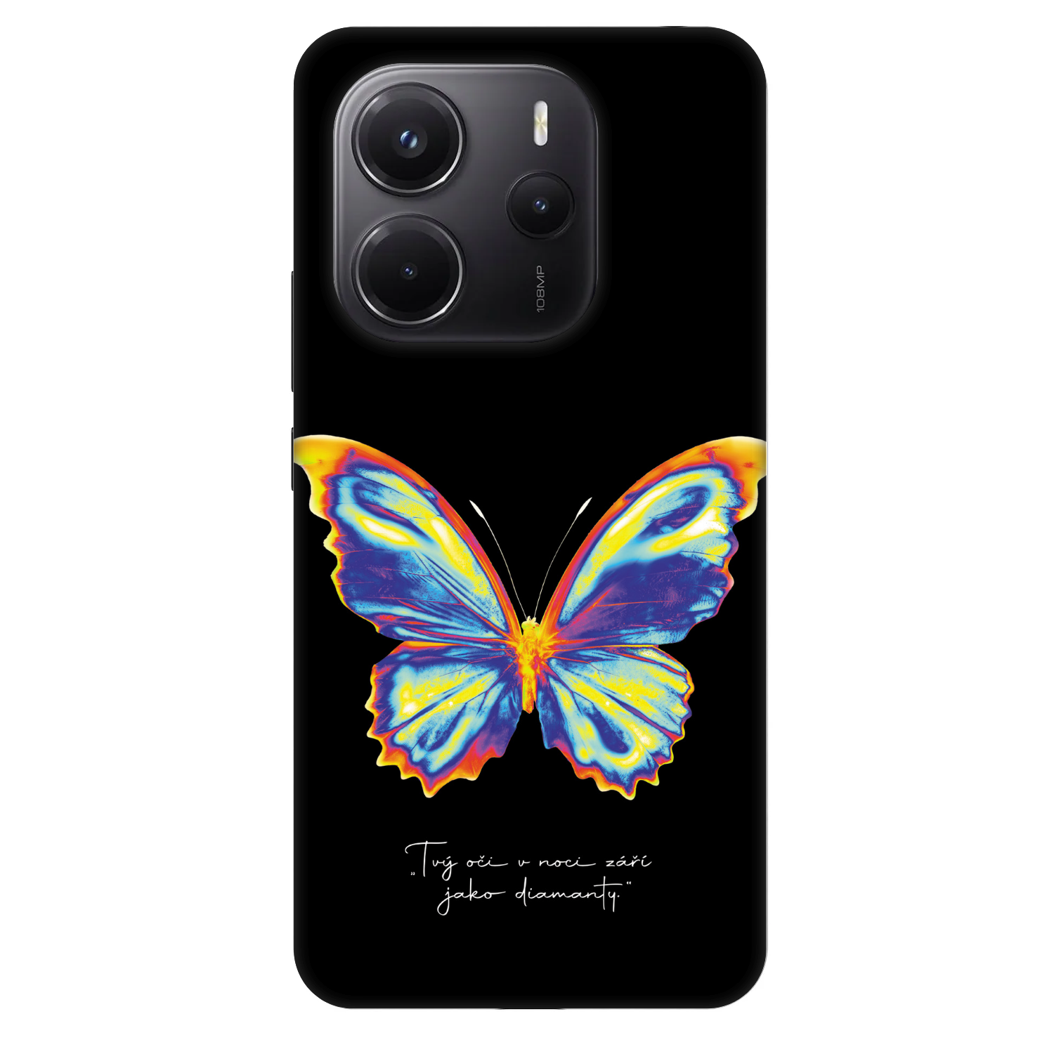 Picasee Fashion Case für Xiaomi Redmi Note 14 4G - Diamanty Black