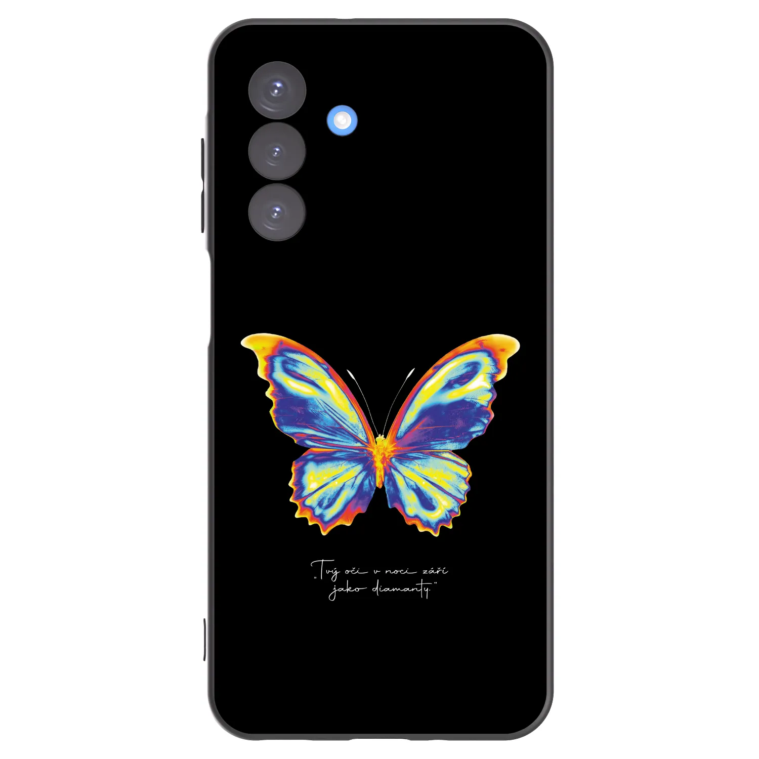 Picasee Samsung Galaxy A17 5G Hülle - Schwarzes Silikon - Diamanty Black