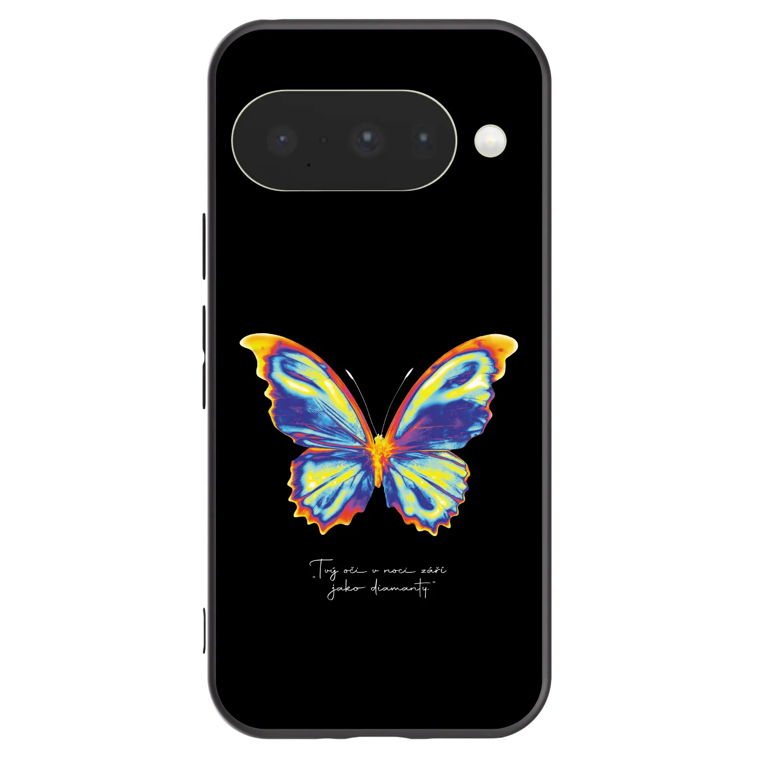 Picasee Google Pixel 10 Hülle - Schwarzes Silikon - Diamanty Black