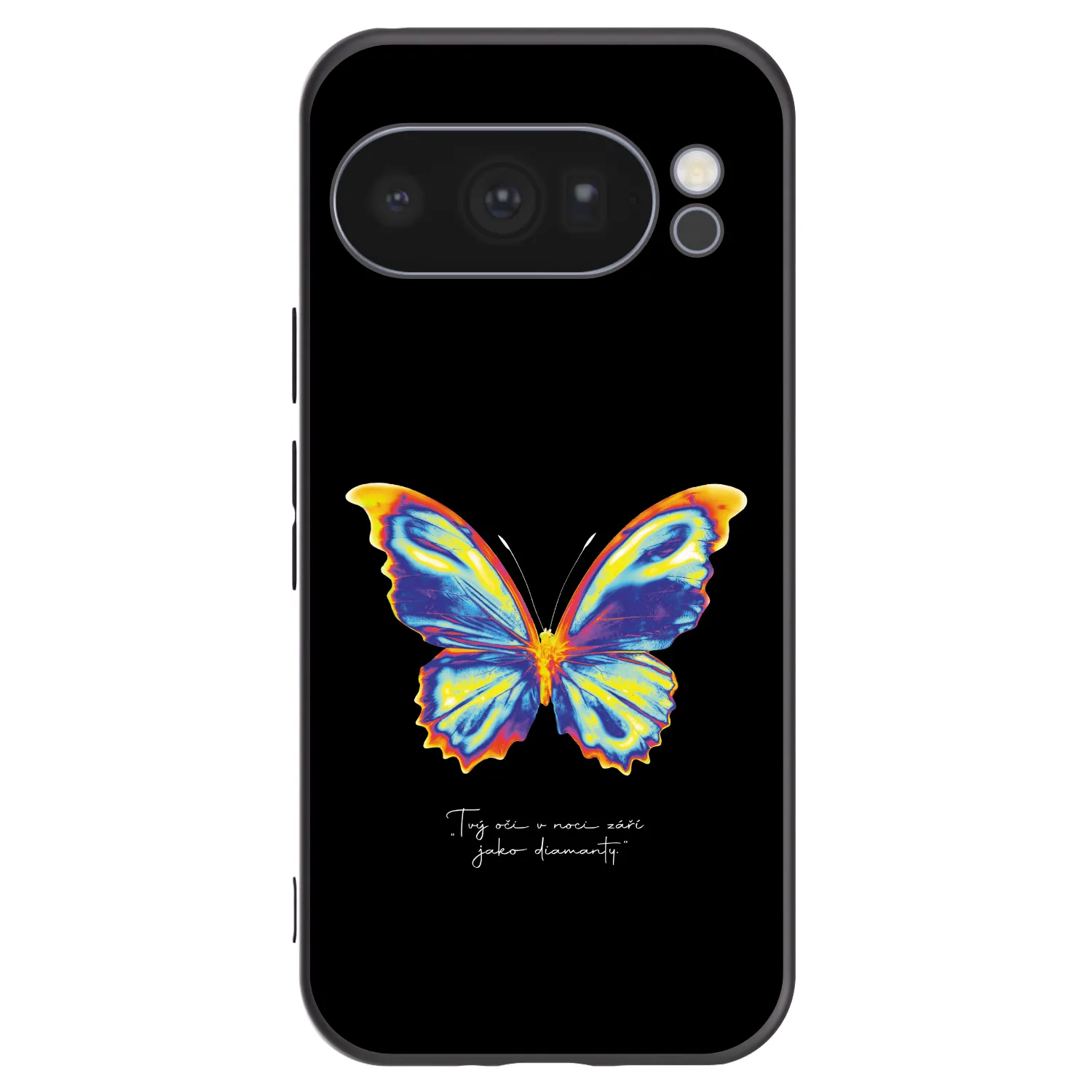 Picasee Google Pixel 10 Pro Hülle - Schwarzes Silikon - Diamanty Black