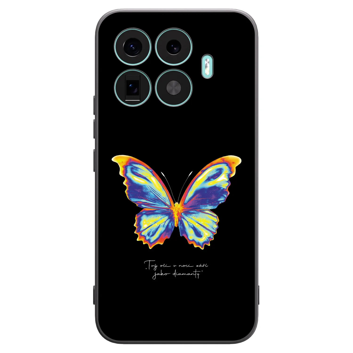 Picasee Xiaomi 17T Pro Hülle - Schwarzes Silikon - Diamanty Black