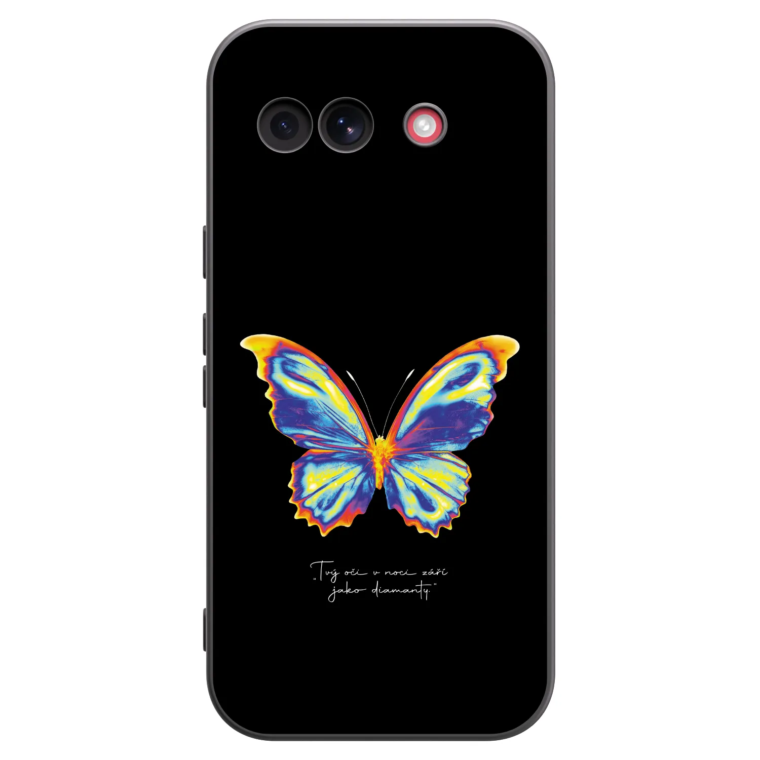 Picasee Google Pixel 10a Hülle - Schwarzes Silikon - Diamanty Black