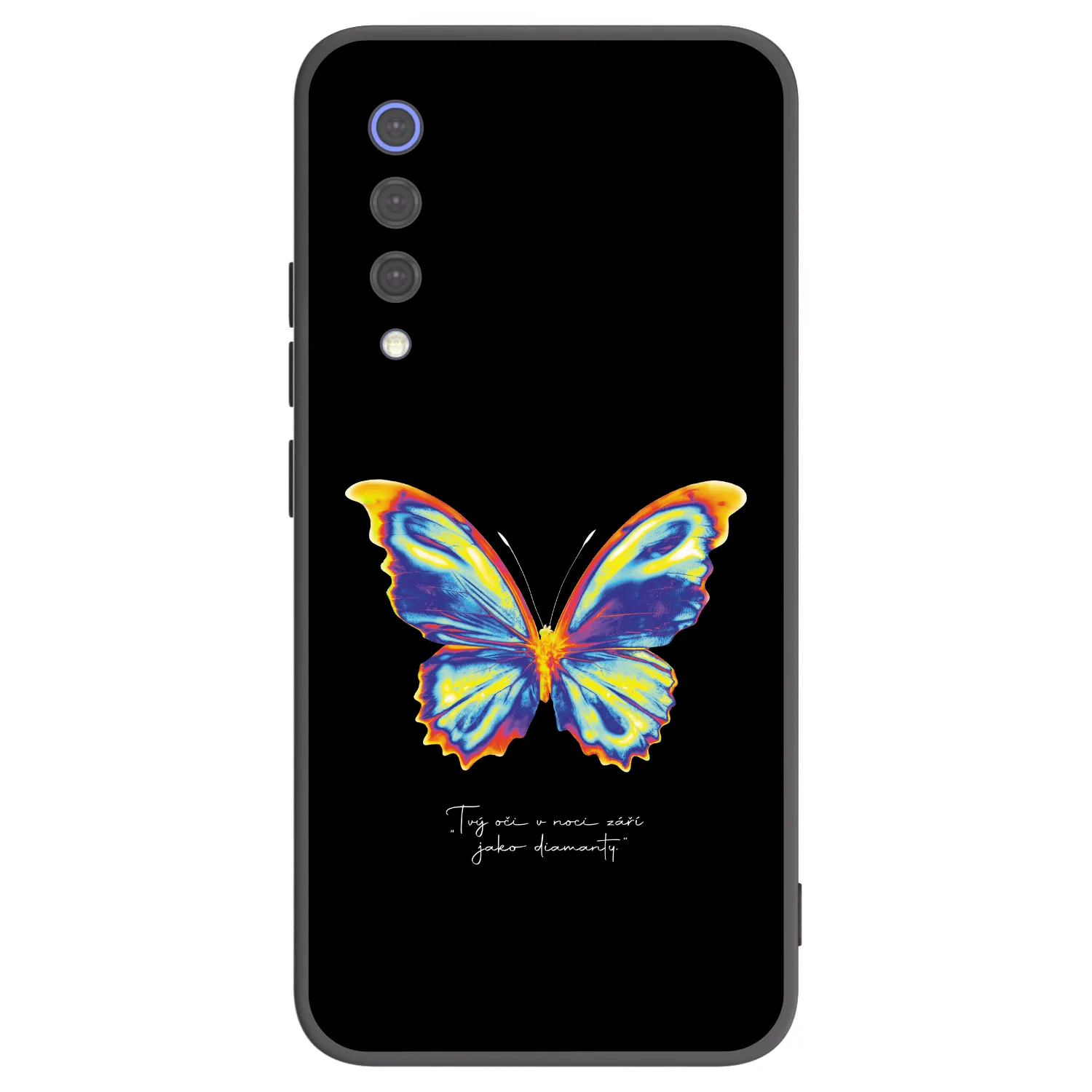 Picasee Xiaomi Mi 9 SE Hülle - Schwarzes Silikon - Diamanty Black