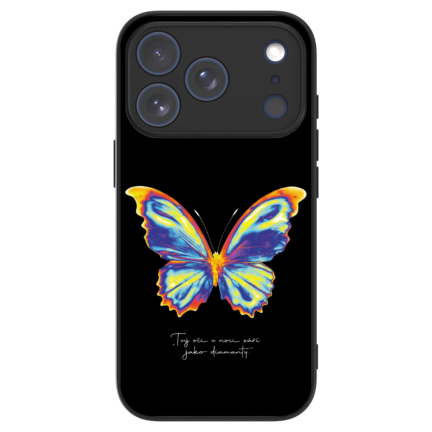 Picasee ULTIMATE CASE MagSafe für Apple iPhone 18 Pro - Diamanty Black