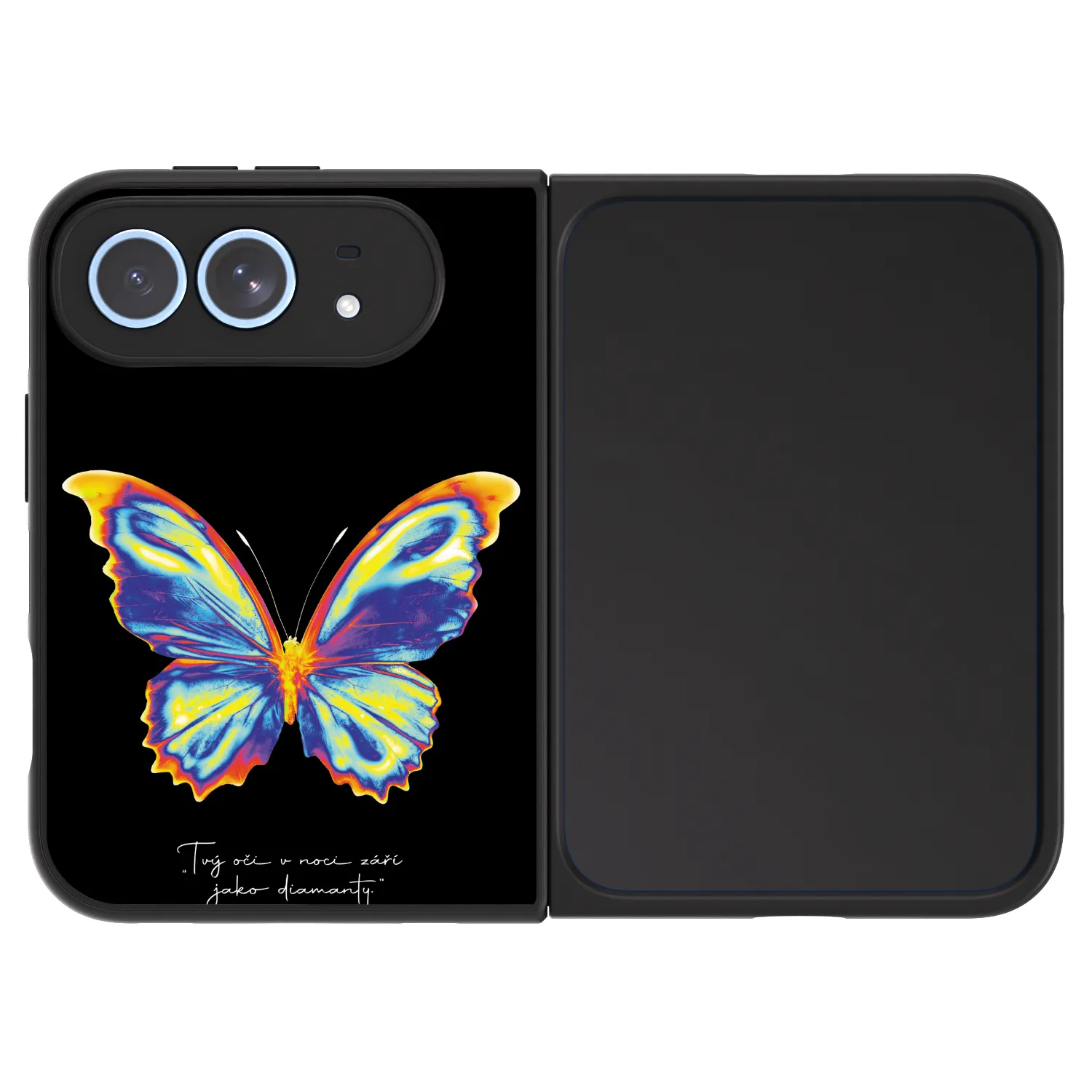Picasee ULTIMATE CASE MagSafe für Apple iPhone Duo - Diamanty Black