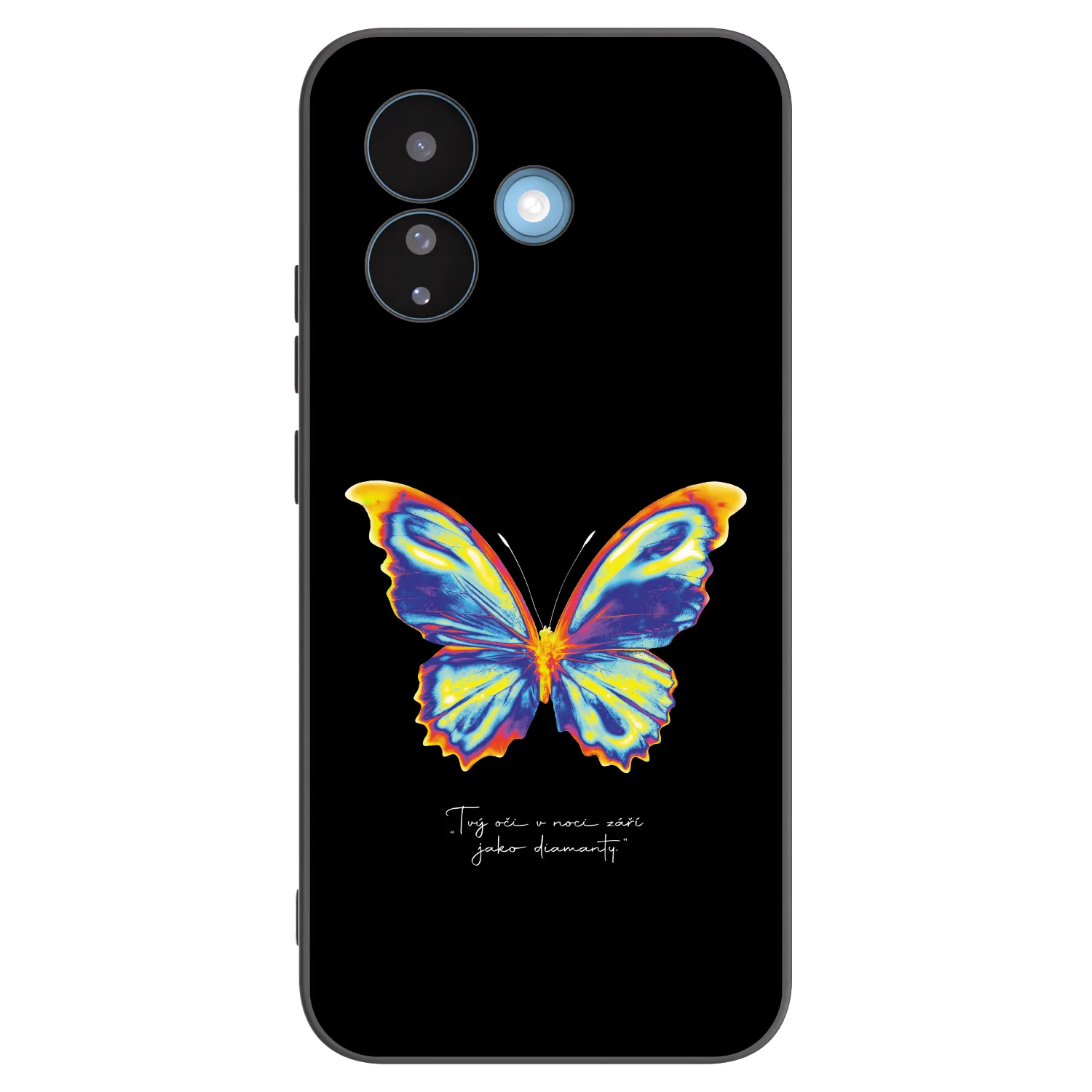 Picasee Xiaomi Redmi Note 17 Pro 5G Hülle - Schwarzes Silikon - Diamanty Black