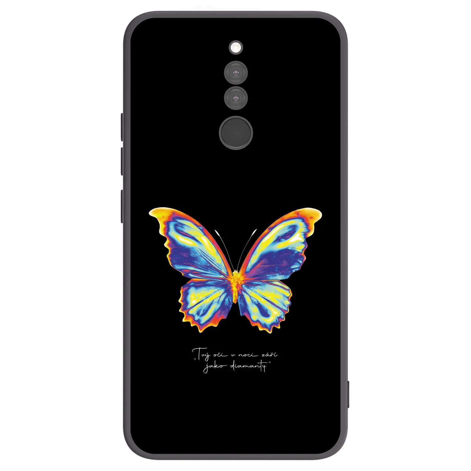 Picasee Xiaomi Redmi 8 Hülle - Schwarzes Silikon - Diamanty Black