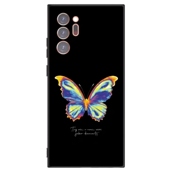 Picasee Samsung Galaxy Note 20 Ultra Hülle - Schwarzes Silikon - Diamanty Black