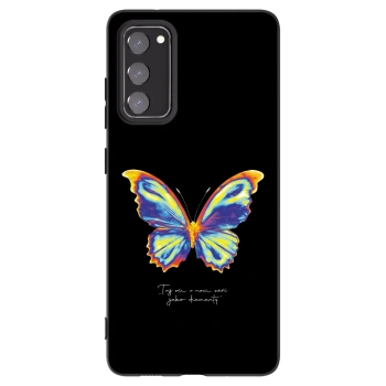 Picasee Samsung Galaxy S20 FE Hülle - Schwarzes Silikon - Diamanty Black
