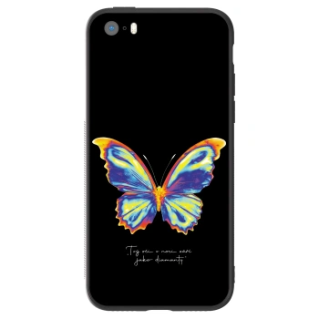 Hülle für Apple iPhone 5/5S/SE - Diamanty Black