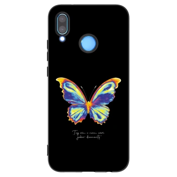 Picasee Huawei P20 Lite Hülle - Schwarzes Silikon - Diamanty Black