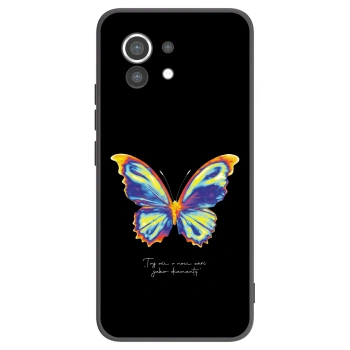 Picasee Xiaomi Mi 11 Hülle - Schwarzes Silikon - Diamanty Black