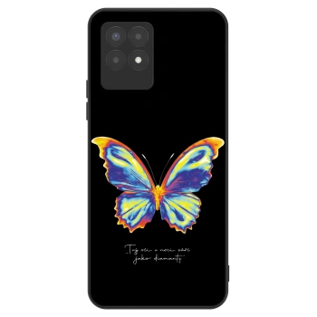 Hülle für Realme 8i - Diamanty Black