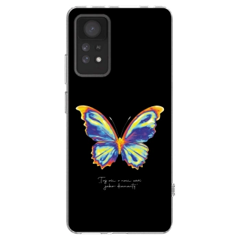 Picasee Xiaomi Redmi Note 11 Pro 5G Hülle - Transparentes Silikon - Diamanty Black