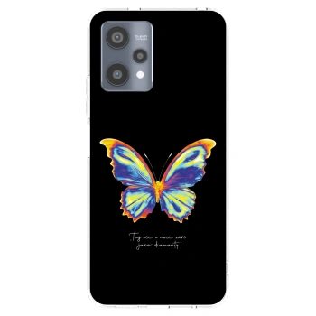 Picasee Realme 9 Pro 5G Hülle - Transparentes Silikon - Diamanty Black