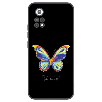 Picasee Xiaomi Poco X4 Pro 5G Hülle - Schwarzes Silikon - Diamanty Black