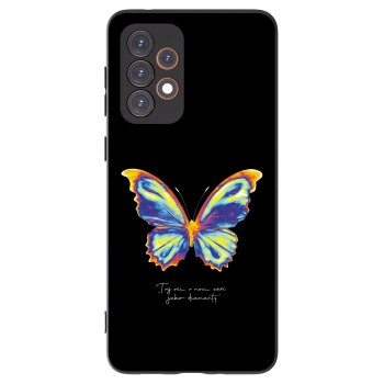 Picasee Samsung Galaxy A33 5G A336 Hülle - Schwarzes Silikon - Diamanty Black