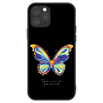 Picasee ULTIMATE CASE MagSafe für Apple iPhone 12 Pro - Diamanty Black