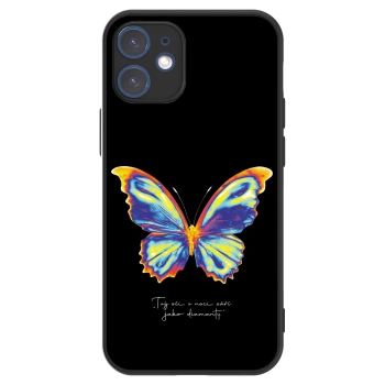 Picasee ULTIMATE CASE MagSafe für Apple iPhone 12 mini - Diamanty Black