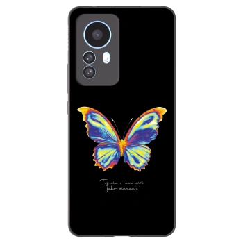 Picasee Xiaomi 12T Pro Hülle - Schwarzes Silikon - Diamanty Black