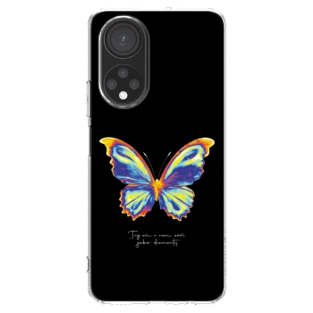 Picasee Honor X7 Hülle - Transparentes Silikon - Diamanty Black
