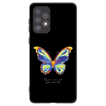 Picasee Samsung Galaxy A73 5G Hülle - Schwarzes Silikon - Diamanty Black