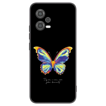 Picasee Xiaomi Poco X5 Hülle - Schwarzes Silikon - Diamanty Black