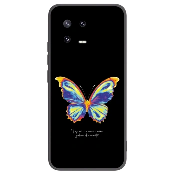 Picasee Xiaomi 13 Pro Hülle - Schwarzes Silikon - Diamanty Black