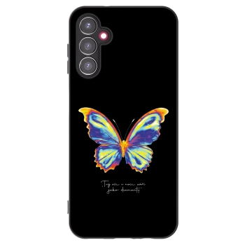 Picasee Samsung Galaxy A14 5G A146P Hülle - Schwarzes Silikon - Diamanty Black