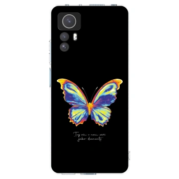 Picasee Xiaomi Redmi Note 12S Hülle - Transparentes Silikon - Diamanty Black