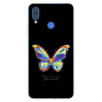 Picasee Huawei Nova 3i Hülle - Transparentes Silikon - Diamanty Black