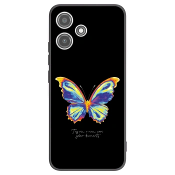 Picasee Xiaomi Redmi 12 5G Hülle - Schwarzes Silikon - Diamanty Black