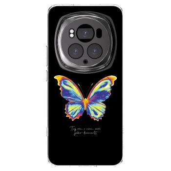 Picasee Honor Magic6 Pro Hülle - Transparentes Silikon - Diamanty Black