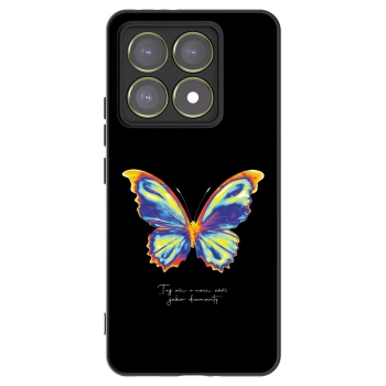 Picasee Xiaomi 14T Hülle - Schwarzes Silikon - Diamanty Black