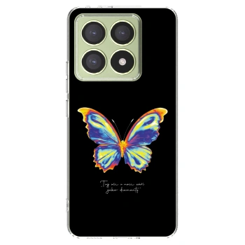 Picasee Xiaomi 14T Hülle - Transparentes Silikon - Diamanty Black