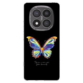 Picasee Xiaomi Redmi Note 14 Pro+ 5G Hülle - Transparentes Silikon - Diamanty Black