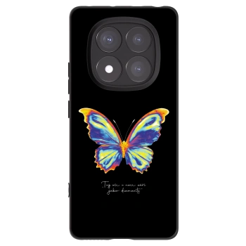 Picasee Xiaomi Redmi Note 14 Pro 5G Hülle - Schwarzes Silikon - Diamanty Black