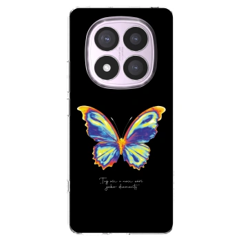 Picasee Xiaomi Redmi Note 14 Pro 5G Hülle - Transparentes Silikon - Diamanty Black