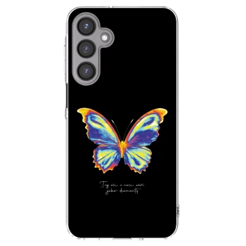 Picasee Samsung Galaxy A16 5G Hülle - Transparentes Silikon - Diamanty Black
