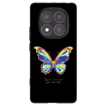 Picasee Xiaomi Redmi Note 14 Pro 4G Hülle - Schwarzes Silikon - Diamanty Black