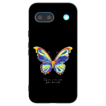 Picasee Google Pixel 8a Hülle - Schwarzes Silikon - Diamanty Black