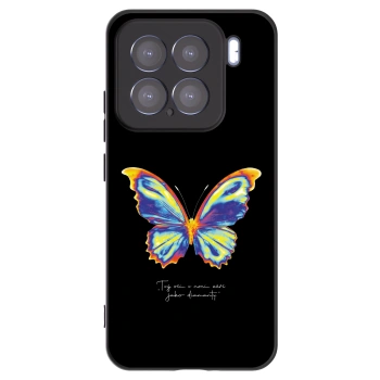 Picasee Xiaomi 15 Hülle - Schwarzes Silikon - Diamanty Black