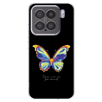 Picasee Xiaomi 15 Hülle - Transparentes Silikon - Diamanty Black